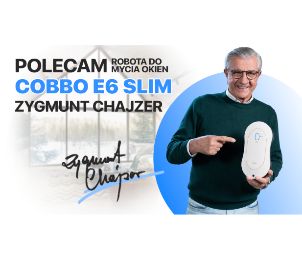 Cobbo Myjka do okien Robot do mycia okien E6 Slim - 1505354 - zdjęcie 6